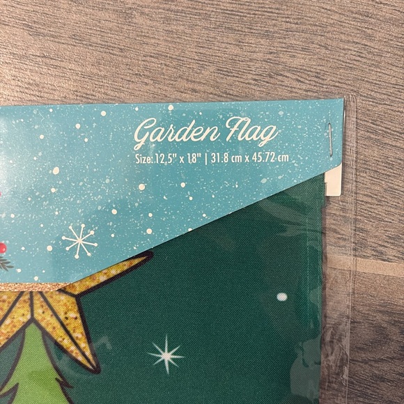 Disney Santa Mickey Mouse Be Merry Christmas tree design garden Flag new - Picture 3 of 4